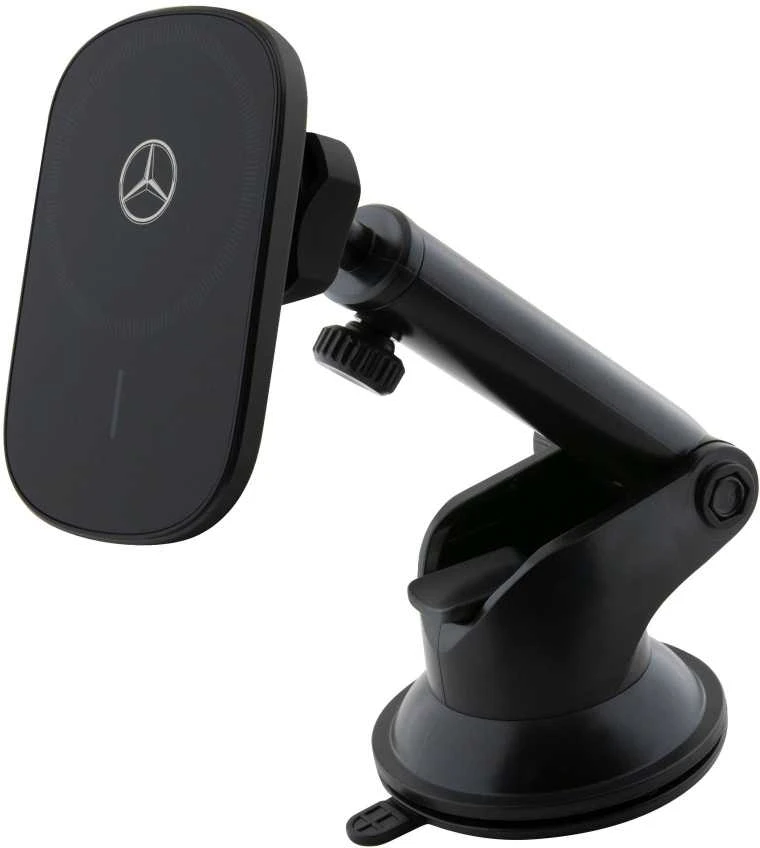 Mercedes MEWCCGSLK 15W indukcinis laikiklis oro grotelėms/stiklui juodos spalvos Sidabrinis Stars MagSafe