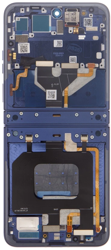 Motorola RAZR 60 LCD ekranas + lietimui jautrus skydelis + priekinis dangtelis Gibraltar Sea (pakeitimo paketas)