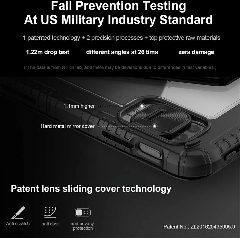 Nillkin Bumper Link Keyboard dėklas (Backlit Version) for iPad 10.9 2022/11 2025 Juodas