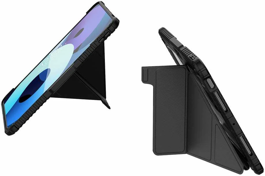 Nillkin Bumper PRO Protective Stand Case Multi-angle skirtas Apple iPad Pro 11 2024 juodos spalvos