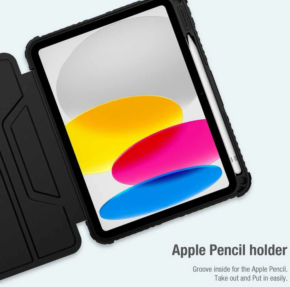 Nillkin Bumper PRO Protective Stand dėklas skirtas iPad 10.9 2022/11 2025 Sapphire Mėlyna