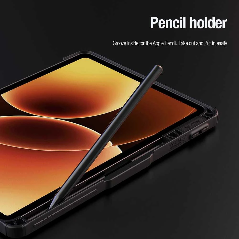 Nillkin Bumper PRO Protective Stand dėklas Multi-angle for Xiaomi Pad 8/8 Pro Juodas