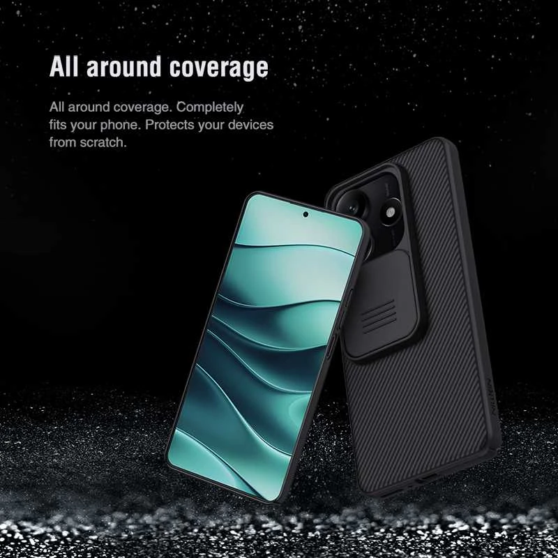 NILLKIN CAMSHIELD DĖKLAS XIAOMI REDMI NOTE 14 Juodas