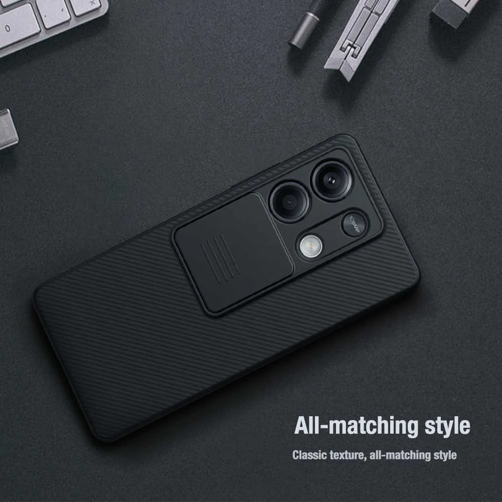 Xiaomi Redmi Note 13 5G Nillkin CamShield dėklas juodos spalvos