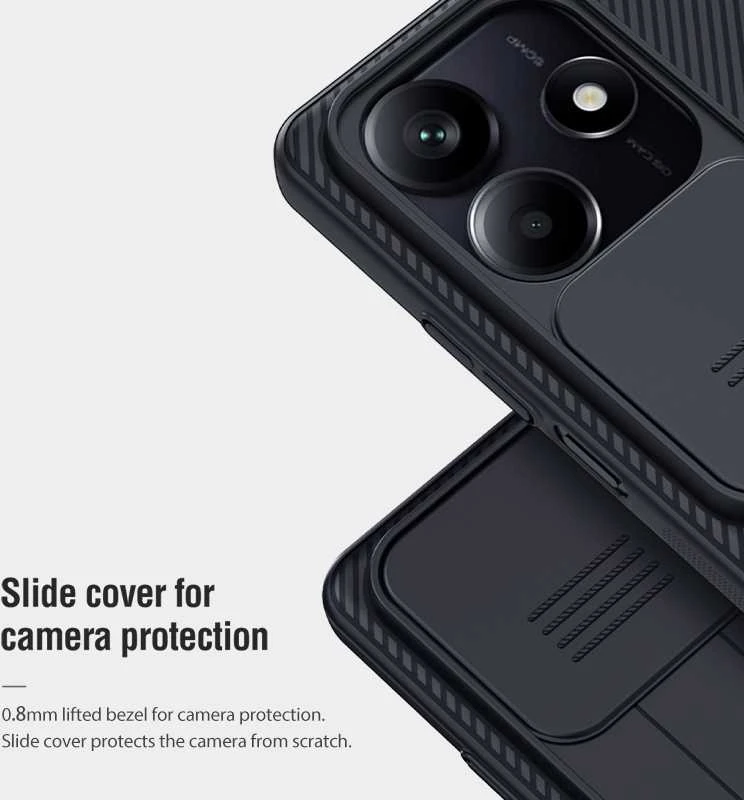 NILLKIN CAMSHIELD DĖKLAS XIAOMI REDMI NOTE 14 MĖLYNAS