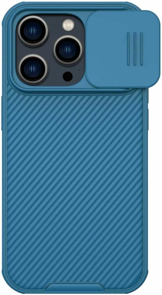 Dėklas Nillkin CamShield Pro Apple iPhone 14 Pro Max mėlynas
