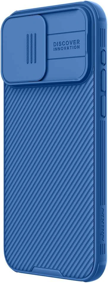 Dėklas Nillkin CamShield Pro Apple iPhone 15 Pro Max mėlynas