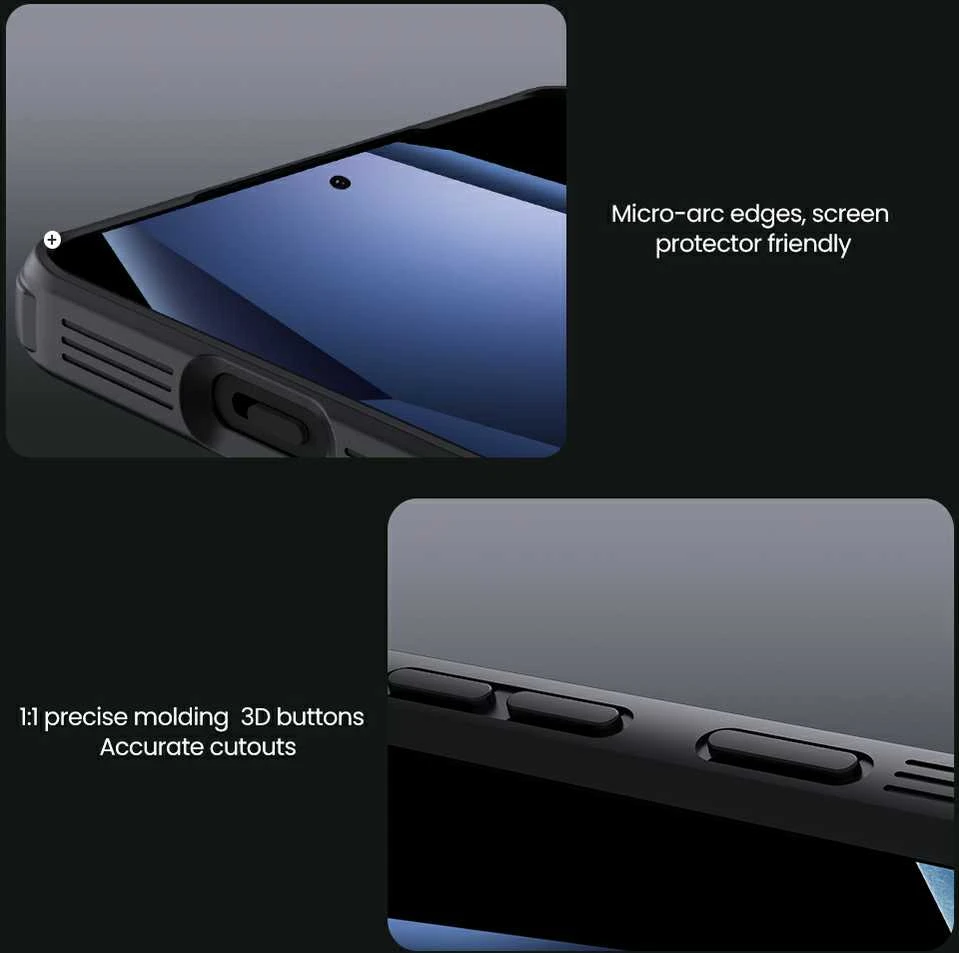 Nillkin CamShield PRO Hard Case skirta OnePlus 13R dėklas telefonui juodos spalvos