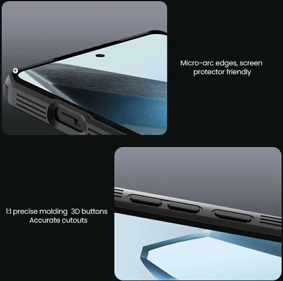 Nillkin CamShield PRO Hard OnePlus 13 dėklas telefonui juodos spalvos