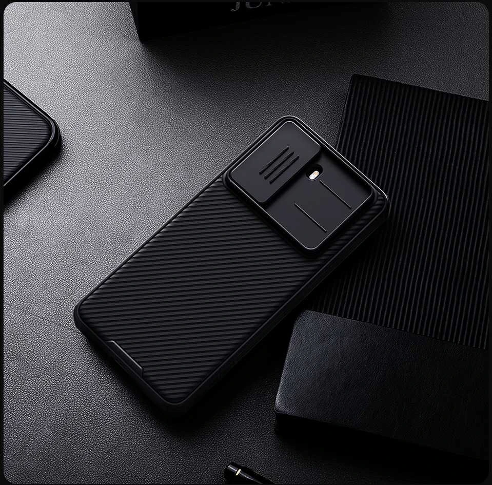 Nillkin CamShield PRO Hard dėklas skirtas Poco X7 Pro 5G juodos spalvos