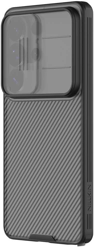 Nillkin CamShield PRO Hard dėklas skirtas Samsung Galaxy S26 Ultra skaidrus juodos spalvos