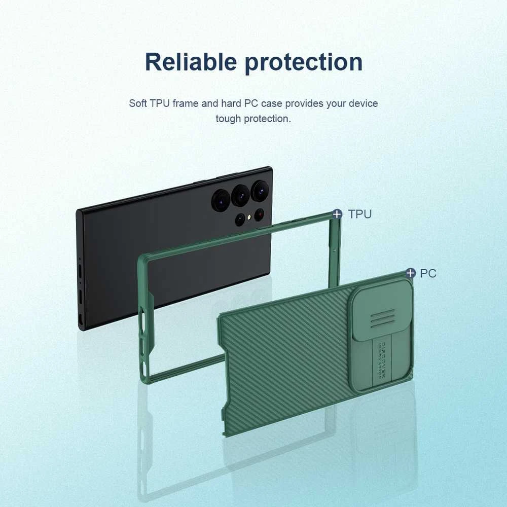 Nillkin CamShield Pro Case for Samsung Galaxy S23 Ultra - telefono dėklas