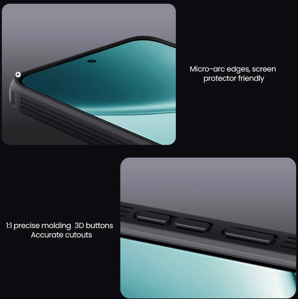 Nillkin CamShield PRO Hard dėklas skirtas Xiaomi Redmi Note 15 Pro+ 5G Juodas
