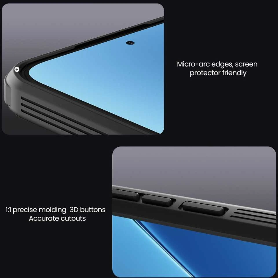 Nillkin CamShield PRO Hard dėklas skirtas Xiaomi 15T juodos spalvos