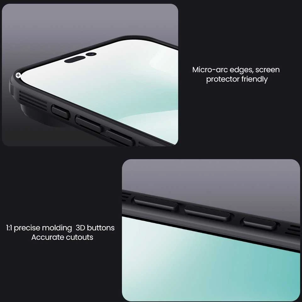 Nillkin CamShield PRO Magnetic Hard dėklas skirtas Apple iPhone Air juodos spalvos