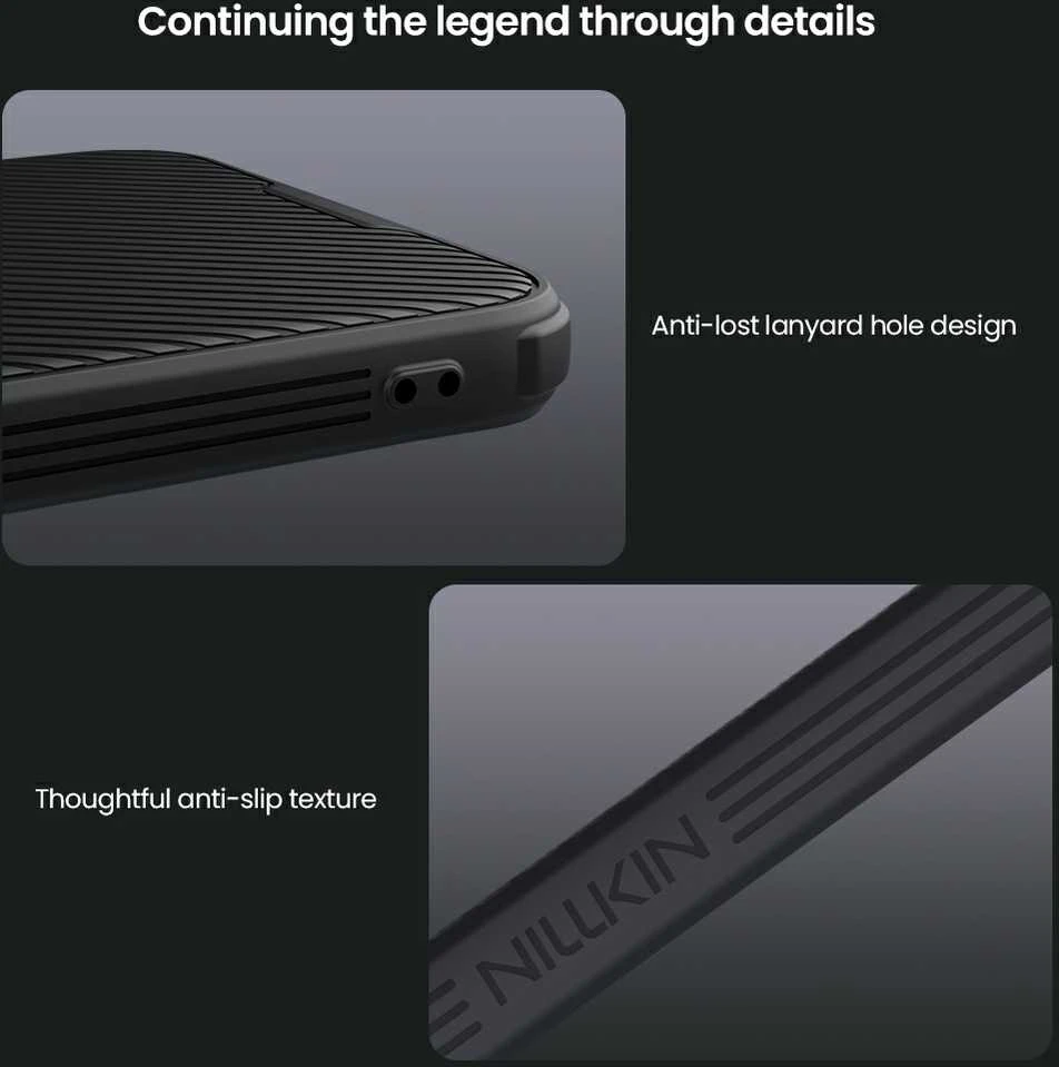 Nillkin CamShield PRO Magnetic Hard Case Samsung Galaxy A36 5G dėklas telefonui juodos spalvos