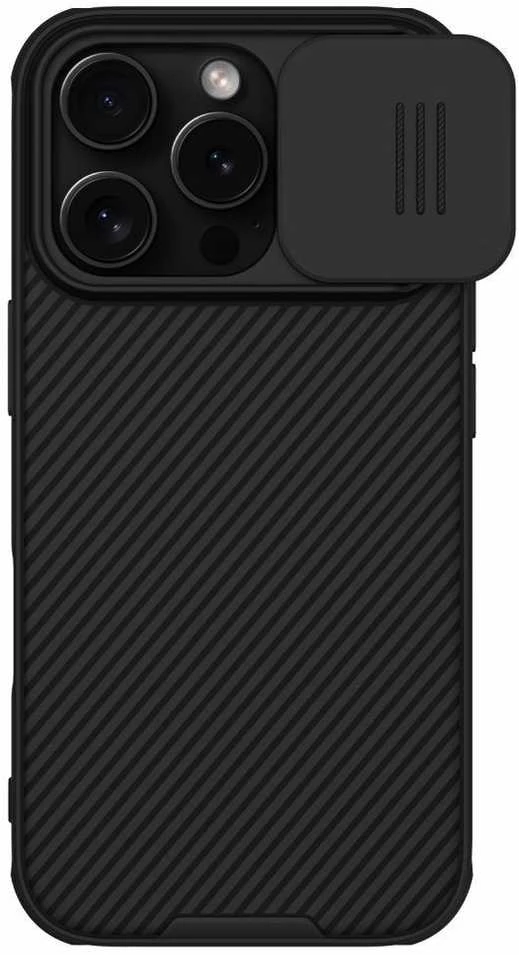 Nillkin CamShield Pro Magnetic Hard Apple iPhone 16 Pro dėklas telefonui juodos spalvos