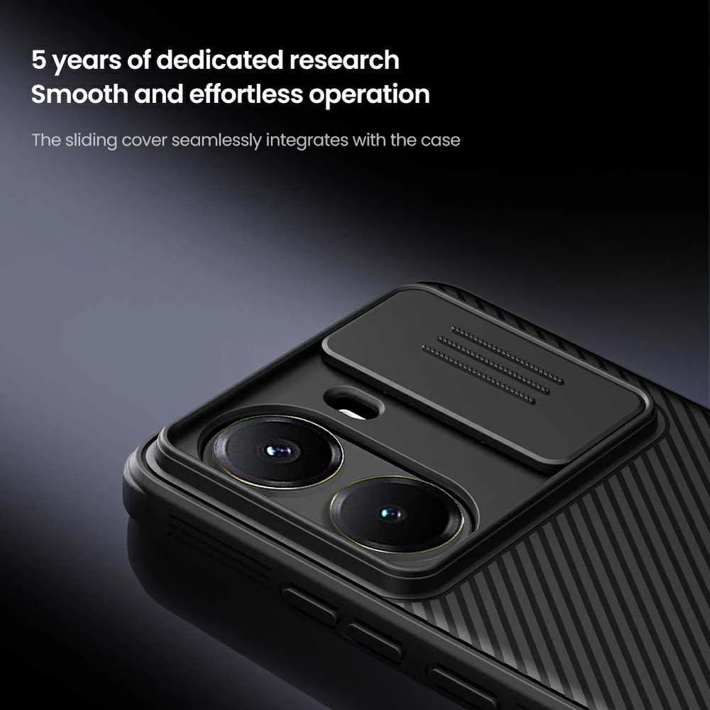Nillkin CamShield PRO Magnetic Hard dėklas skirtas Poco X7 Pro 5G juodos spalvos