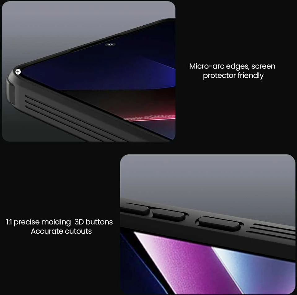 Nillkin CamShield PRO Magnetic Hard dėklas skirtas Poco X7 Pro 5G juodos spalvos