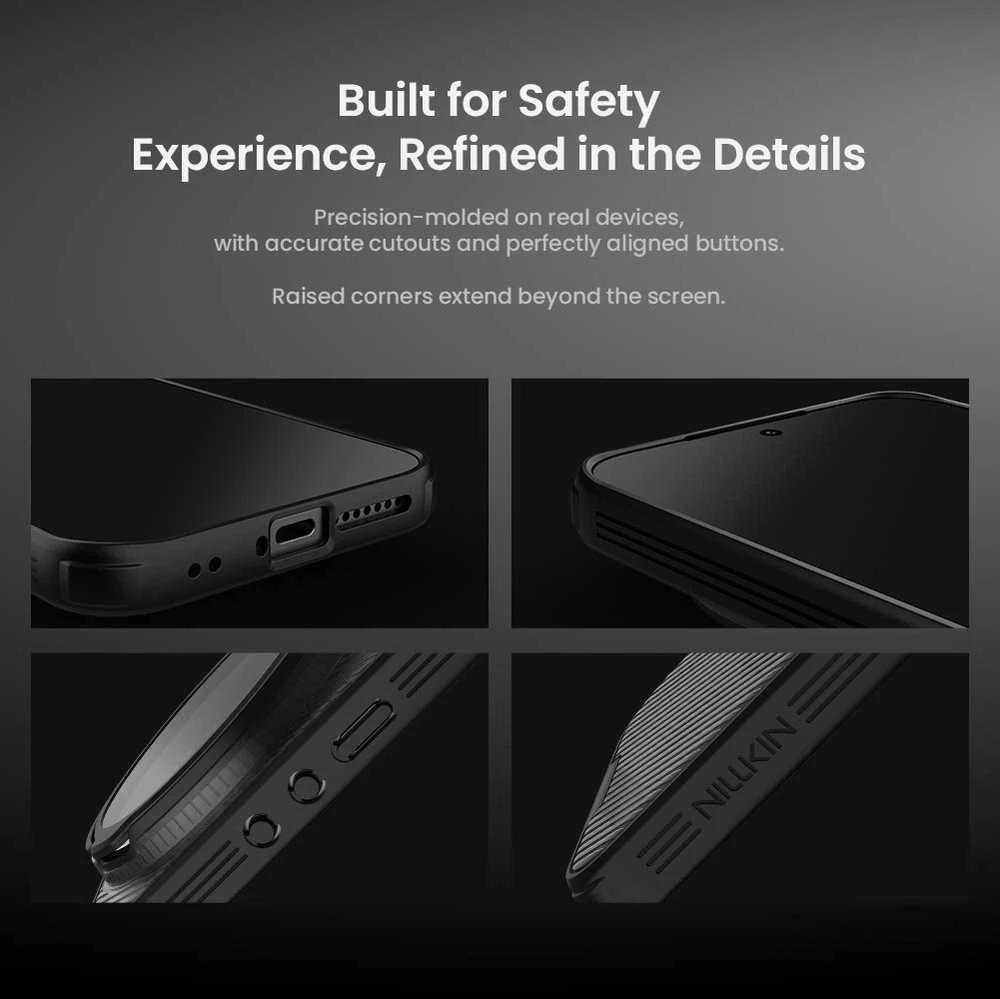 Dėklas Nillkin CamShield Prop Magnetic Case skirtas Xiaomi 17 Ultra juodos spalvos