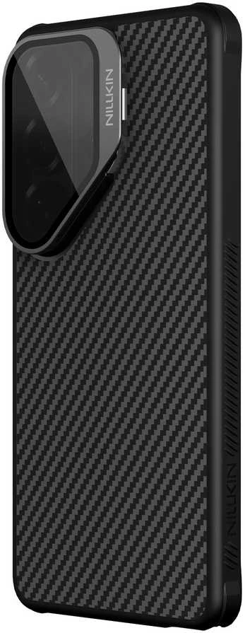 Nillkin CarboProp Aramid Magnetic dėklas skirtas Samsung Galaxy S26 Ultra juodos spalvos/skaidrus