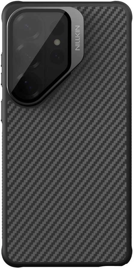 Nillkin CarboProp Aramid Magnetic dėklas skirtas Samsung Galaxy S26 Ultra juodos spalvos/skaidrus