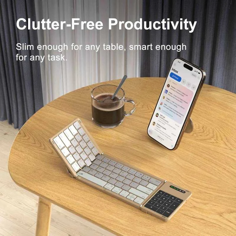 Nillkin Cube kišeninė klaviatūra chaki spalvos
