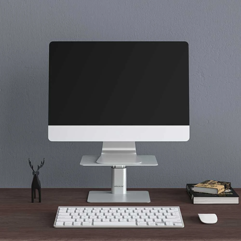 Laikiklis Nillkin HighDesk Adjustable monitoriaus stovas sidabrinės spalvos