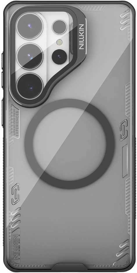 Nillkin Iceblade Prop Magnetic dėklas skirtas Samsung Galaxy S26 Ultra Dark Night juodos spalvos