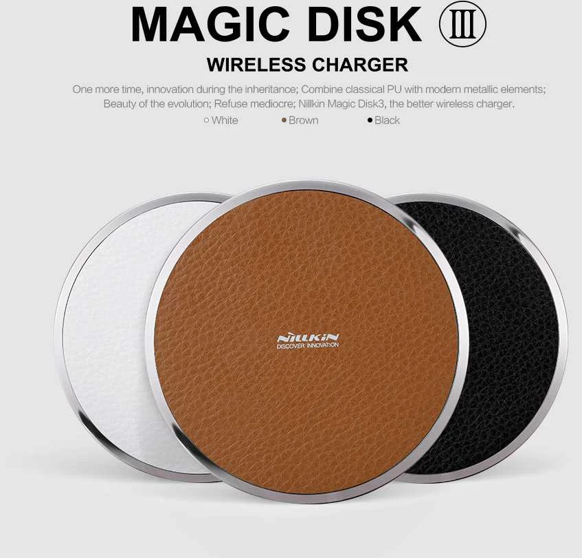 Belaidis įkroviklis Nillkin Magic Disk III (juodas)