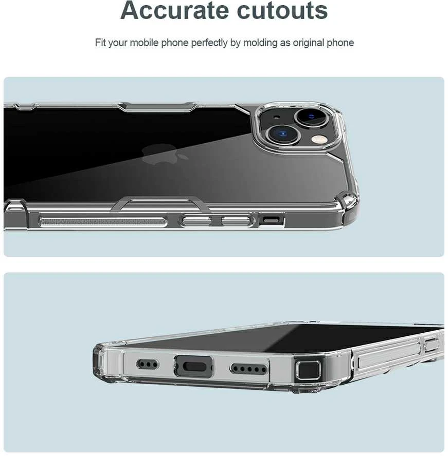Nillkin Nature TPU Pro dėklas, skirtas Apple iPhone 14 Plus (mėlynas)