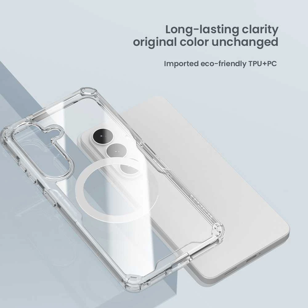 Nillkin Nature TPU PRO Magnetic dėklas skirtas Samsung Galaxy S26+ skaidrus
