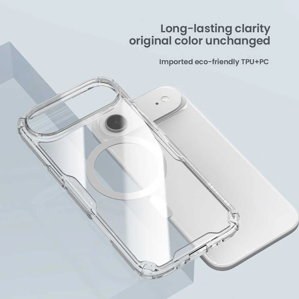 Nillkin Nature TPU PRO Magnetic dėklas skirtas Apple iPhone Air skaidrus