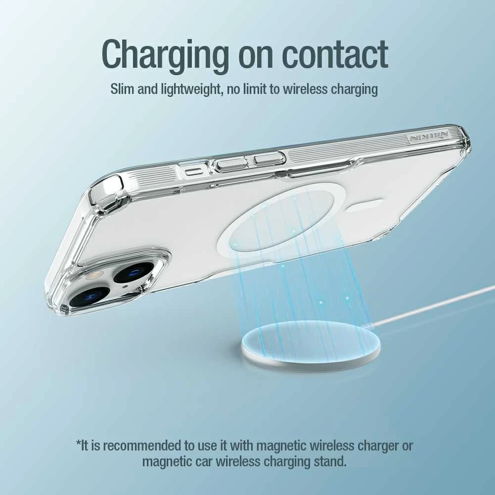 NILLKIN NATURE PRO MAGNETINIS DĖKLAS IPHONE 15 PLUS (6.7) SKAIDRUS