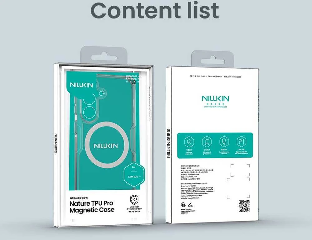 Nillkin Nature TPU PRO Magnetic dėklas skirtas Samsung Galaxy S26+ skaidrus