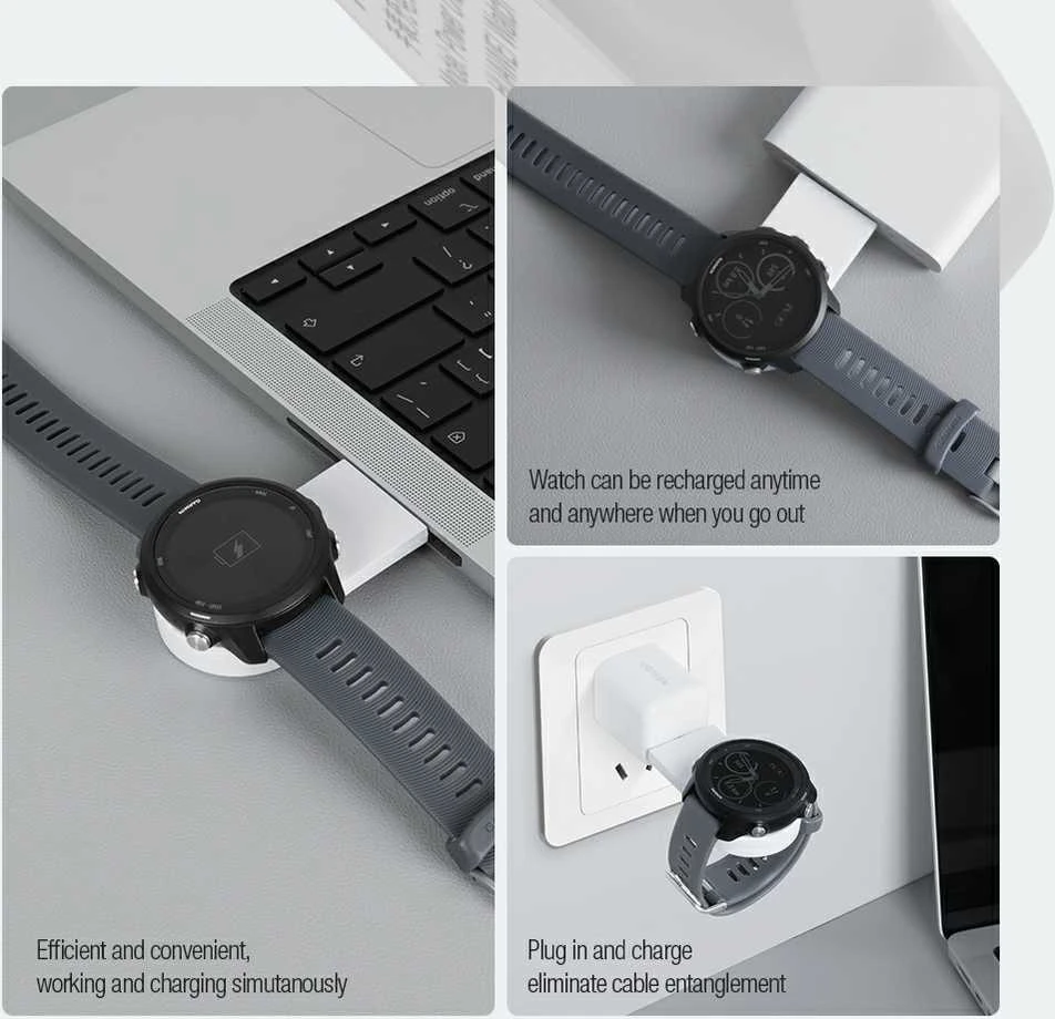 Belaidis įkroviklis Nillkin Garmin Watch baltas
