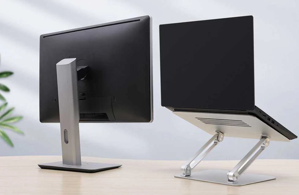 Nillkin ProDesk Adjustable nešiojamo kompiuterio stovas sidabrinės spalvos