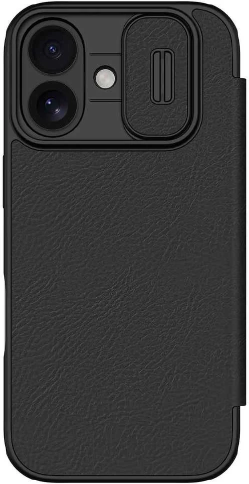 Nillkin Qin Book PRO dėklas skirtas Apple iPhone 17 juodos spalvos