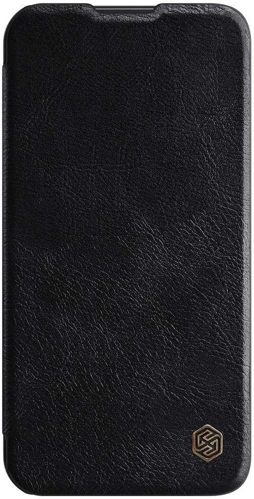 Nillkin Qin Pro odinis dėklas, skirtas iPhone 14 Plus (juodas)