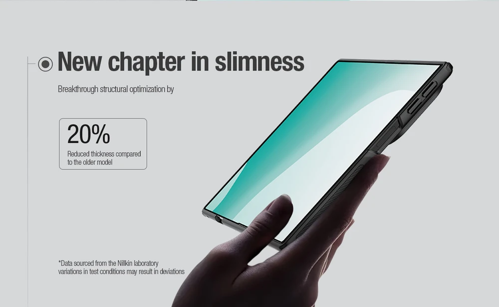 Nillkin Super Frosted FOLD Magnetic Back dėklas skirtas Samsung Galaxy Z Fold 8 juodos spalvos
