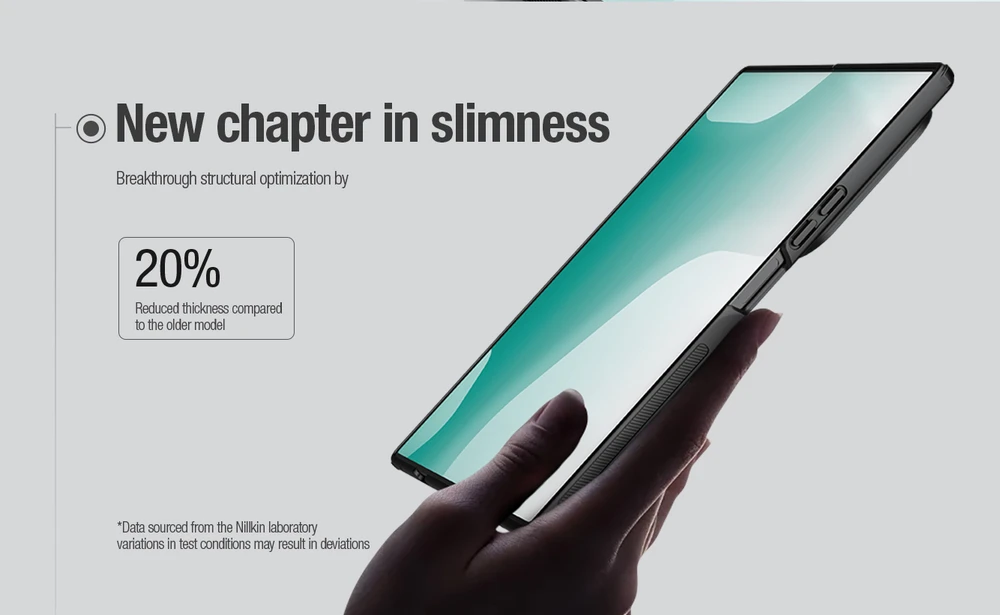 Nillkin Super Frosted FOLD Magnetic Back dėklas skirtas Samsung Galaxy Z Fold 8 Ultra juodos spalvos