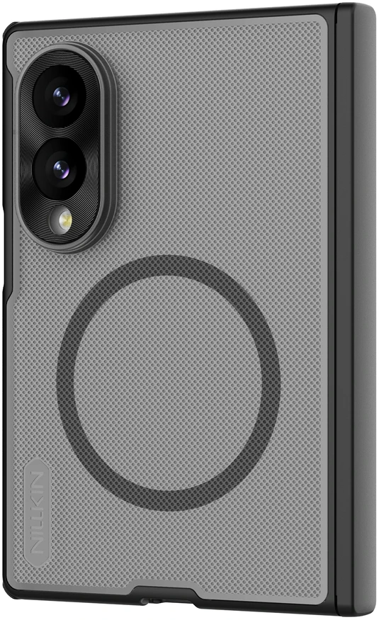 Nillkin Super Frosted FOLD Magnetic Back dėklas skirtas Samsung Galaxy Z Fold 8 skaidrus juodos spalvos