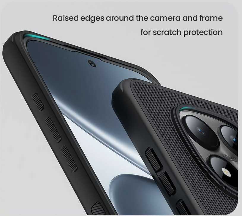Nillkin Super Frosted PRO Back dėklas skirtas Xiaomi Redmi Note 15 Pro 5G Juodas