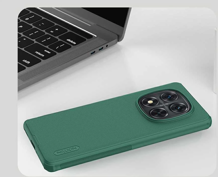 Dėklas NILLKIN SUPER SHIELD PRO XIAOMI REDMI NOTE 14 PRO+ TAMSIAI ŽALIAS