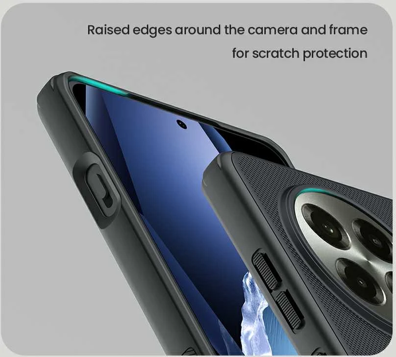 Nillkin Super Frosted PRO Back Cover skirta OnePlus 13R dėklas telefonui juodos spalvos