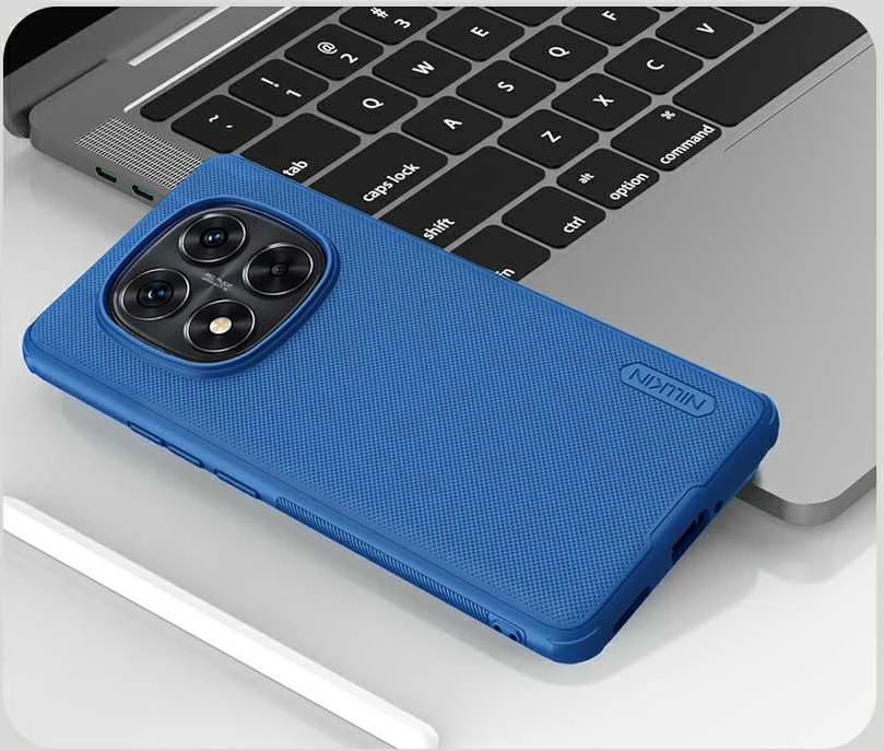Nillkin Super Frosted PRO Back Xiaomi Redmi Note 14 Pro+ 5G dėklas telefonui mėlynos spalvos
