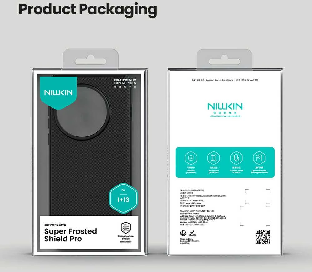 Nillkin Super Frosted PRO Back OnePlus 13 dėklas telefonui juodos spalvos