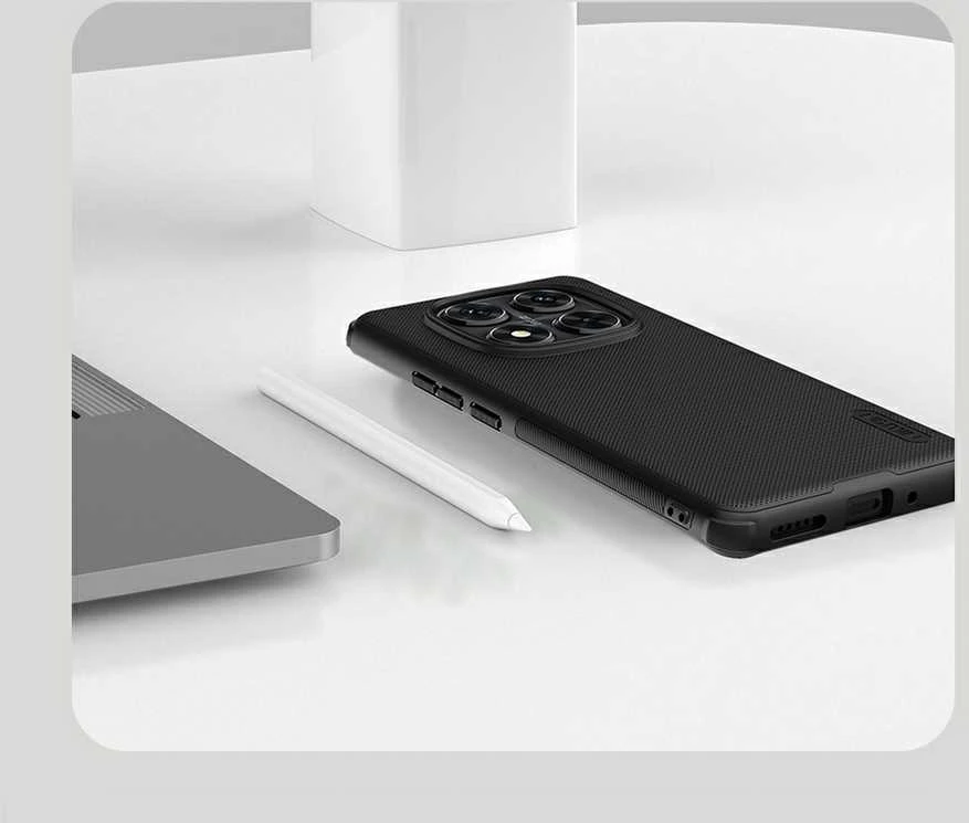 Nillkin Super Frosted PRO Back Xiaomi Redmi Note 14 Pro 5G/Poco X7 5G dėklas telefonui juodos spalvos