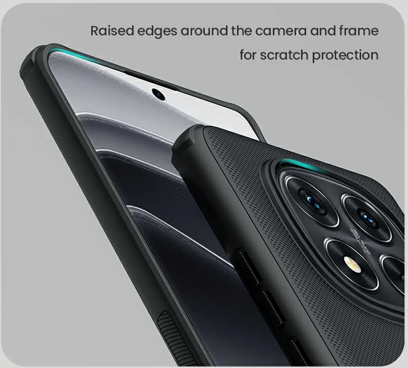 Nillkin Super Frosted PRO Back Xiaomi Redmi Note 14 Pro+ 5G dėklas telefonui juodos spalvos
