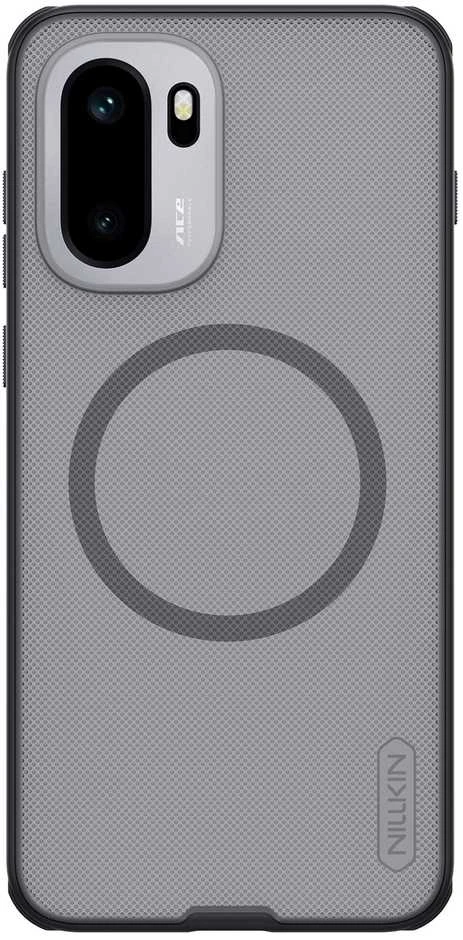 Nillkin Super Frosted PRO Magnetic Back dėklas skirtas OnePlus 15R skaidrus juodos spalvos